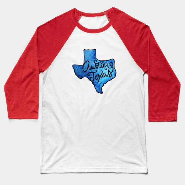 Austin Texas Baseball T-Shirt by bubbsnugg